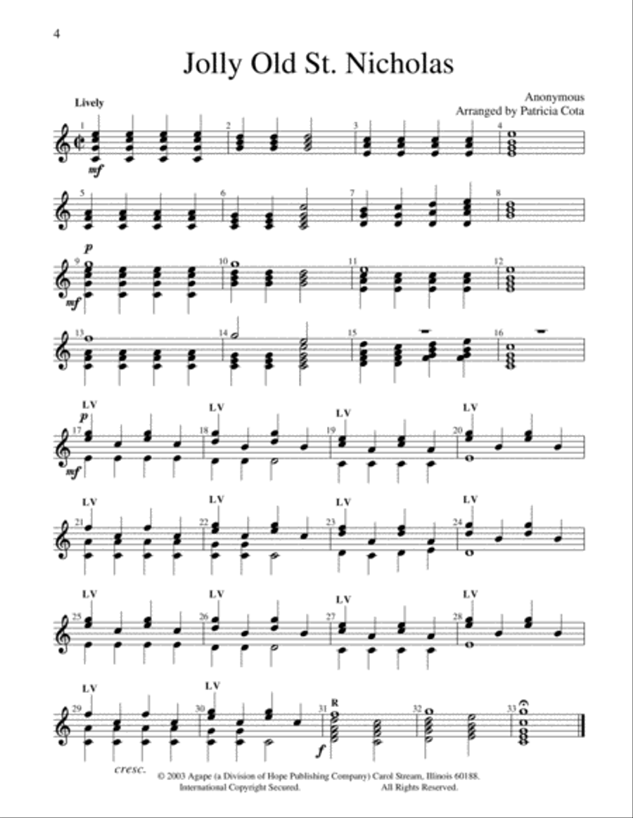 The Twelve Bells of Christmas Handbell Choir scores gallery preview page 2