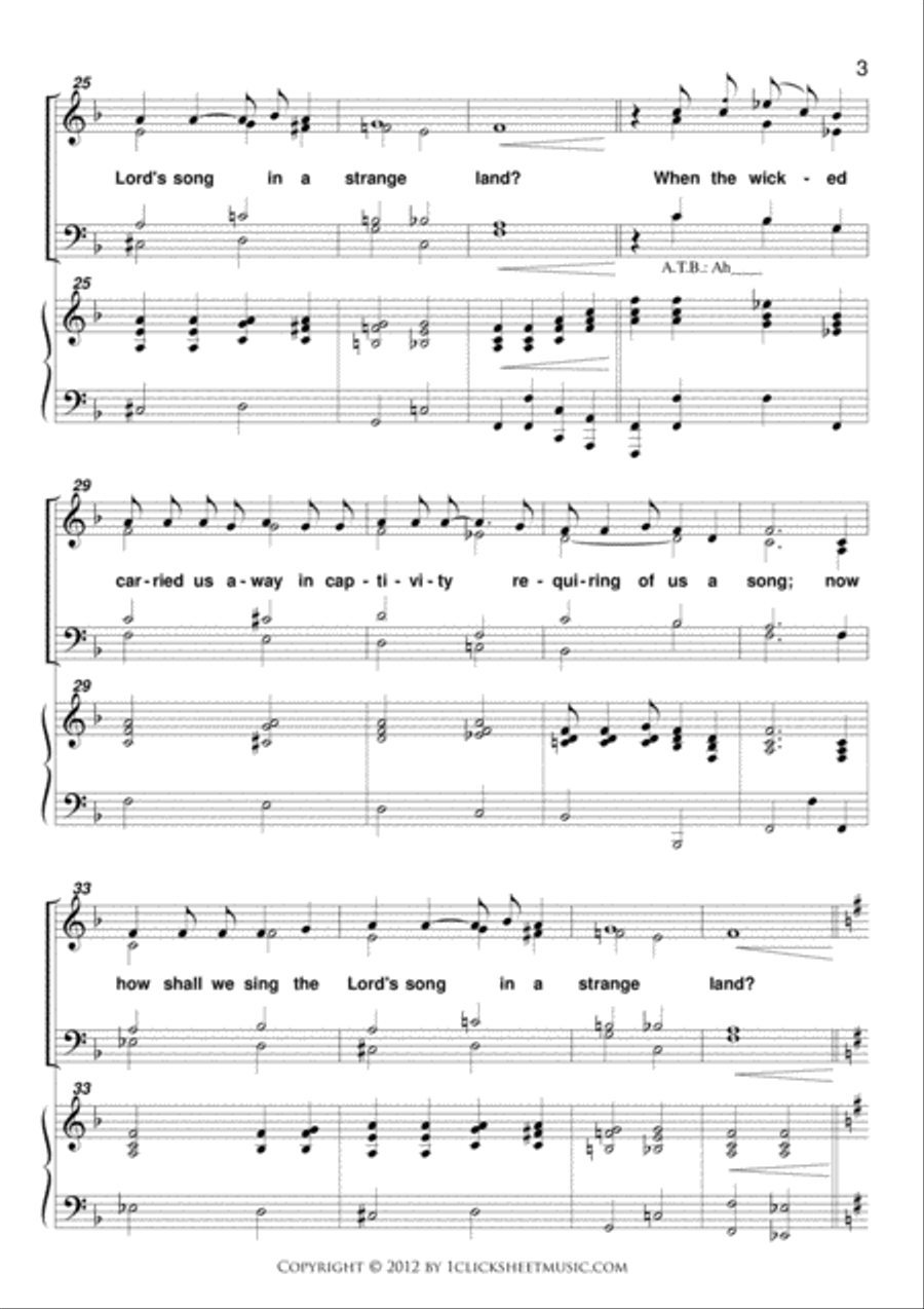 By the Rivers of Babylon 4-Part scores gallery preview page 3