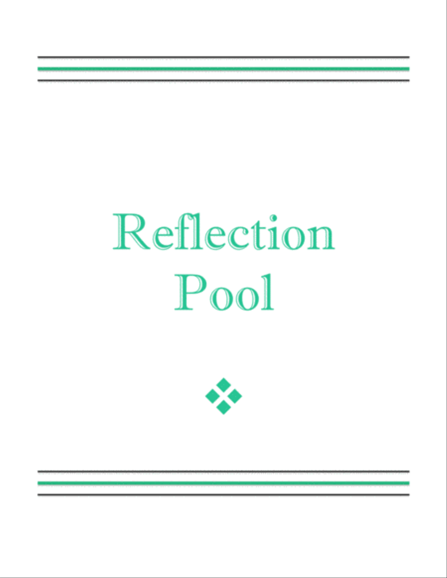 Reflection Pool Brass Quintet scores gallery preview page 1