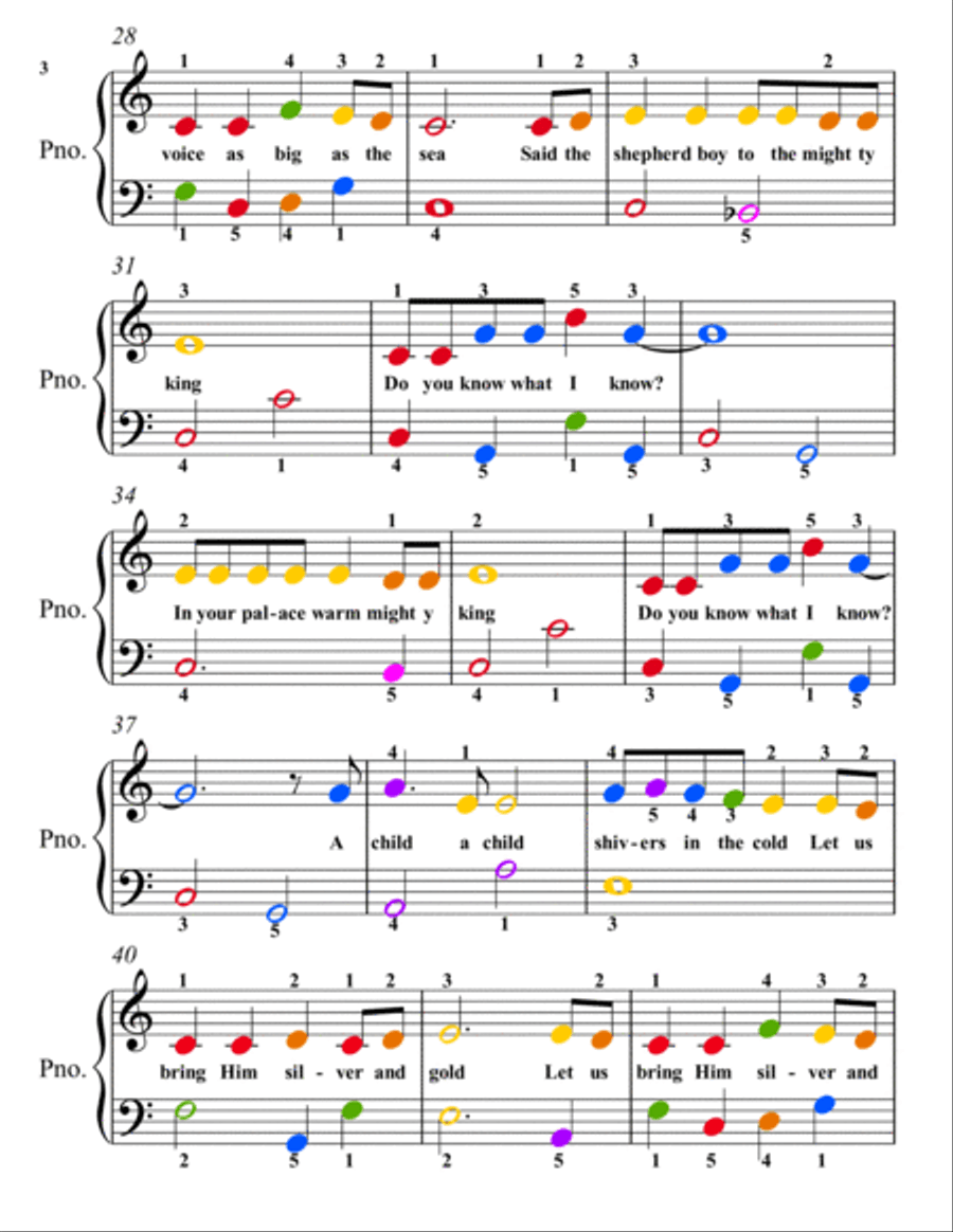 Do You Hear What I Hear Piano Method scores gallery preview page 3