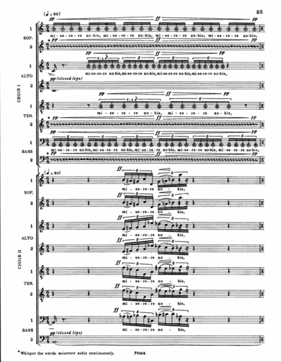 Missa Brevis 4-Part scores gallery preview page 3