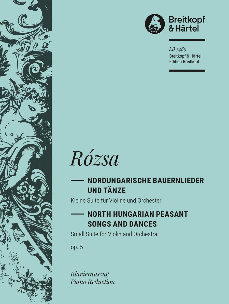 North Hungarian Peasant Songs and Dances Op. 5 Violin Solo scores gallery preview page 1