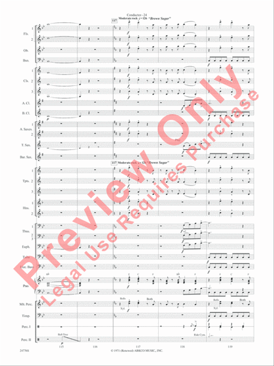 Rolling Stones: The Music Tour Concert Band scores gallery preview page 27