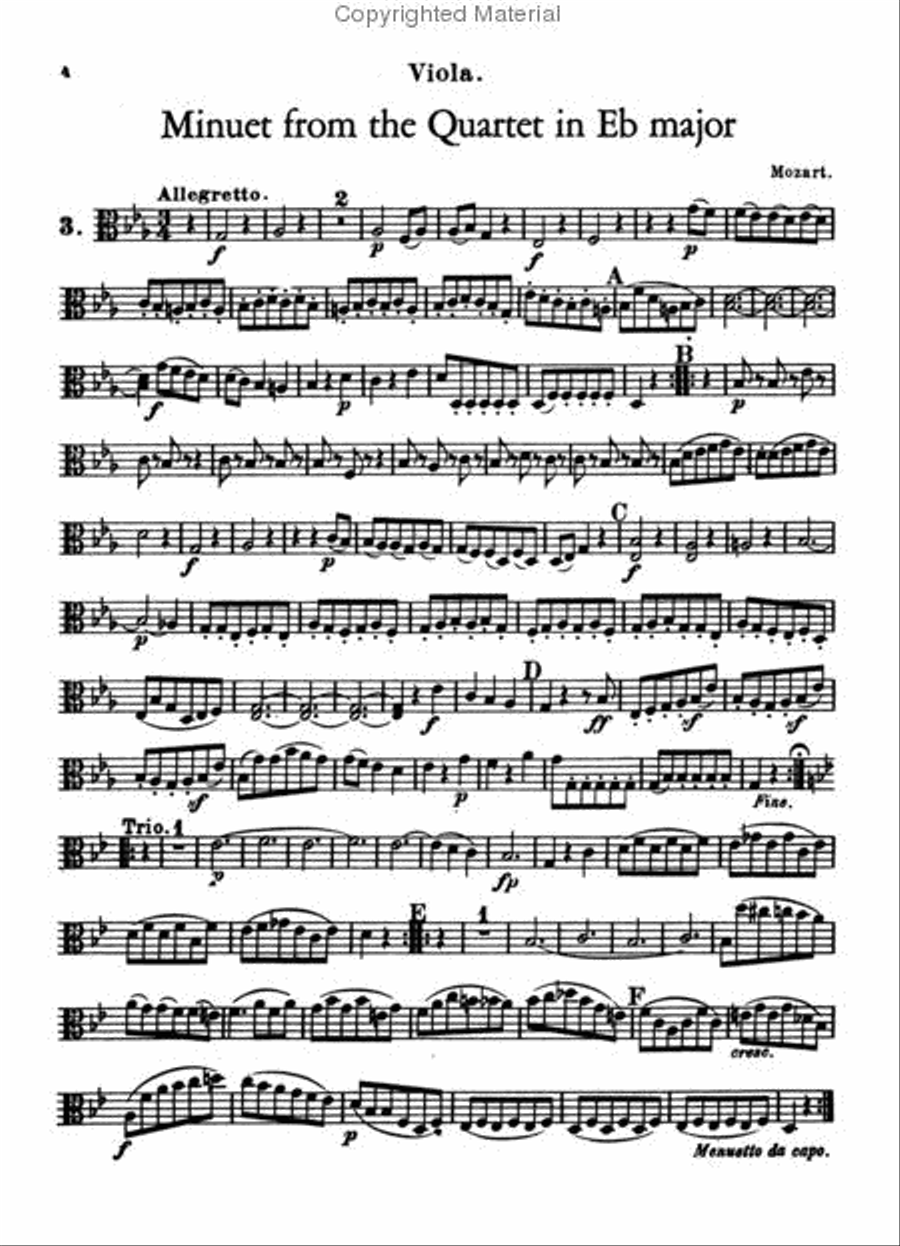 Album of Easy String Quartets, Volume 1 String Quartet scores gallery preview page 3