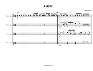Slayer (Drumline Cadence)