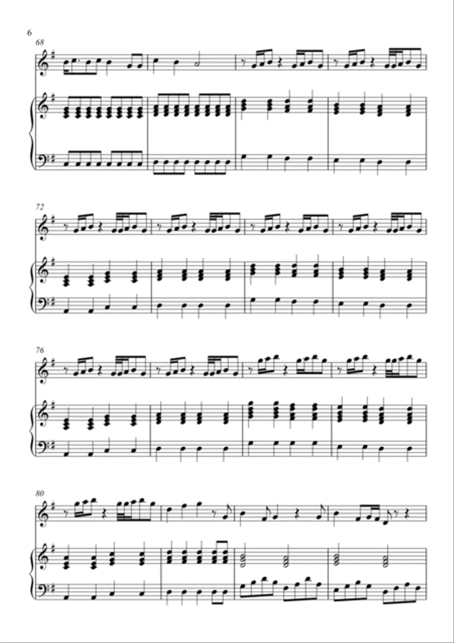 Welcome To The Black Parade Small Ensemble scores gallery preview page 6