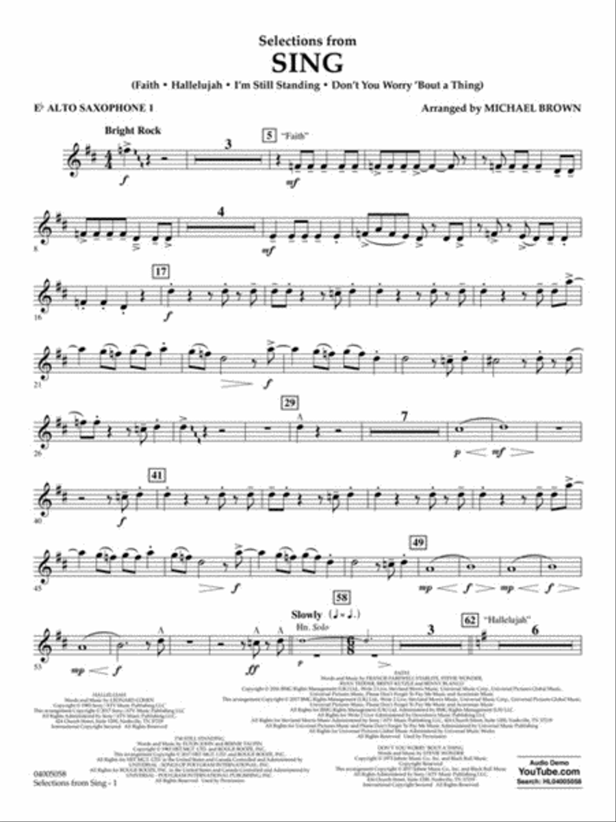 Selections from Sing Concert Band scores gallery preview page 6