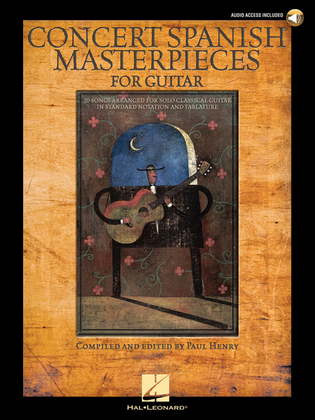 Book cover for Concert Spanish Masterpieces for Guitar