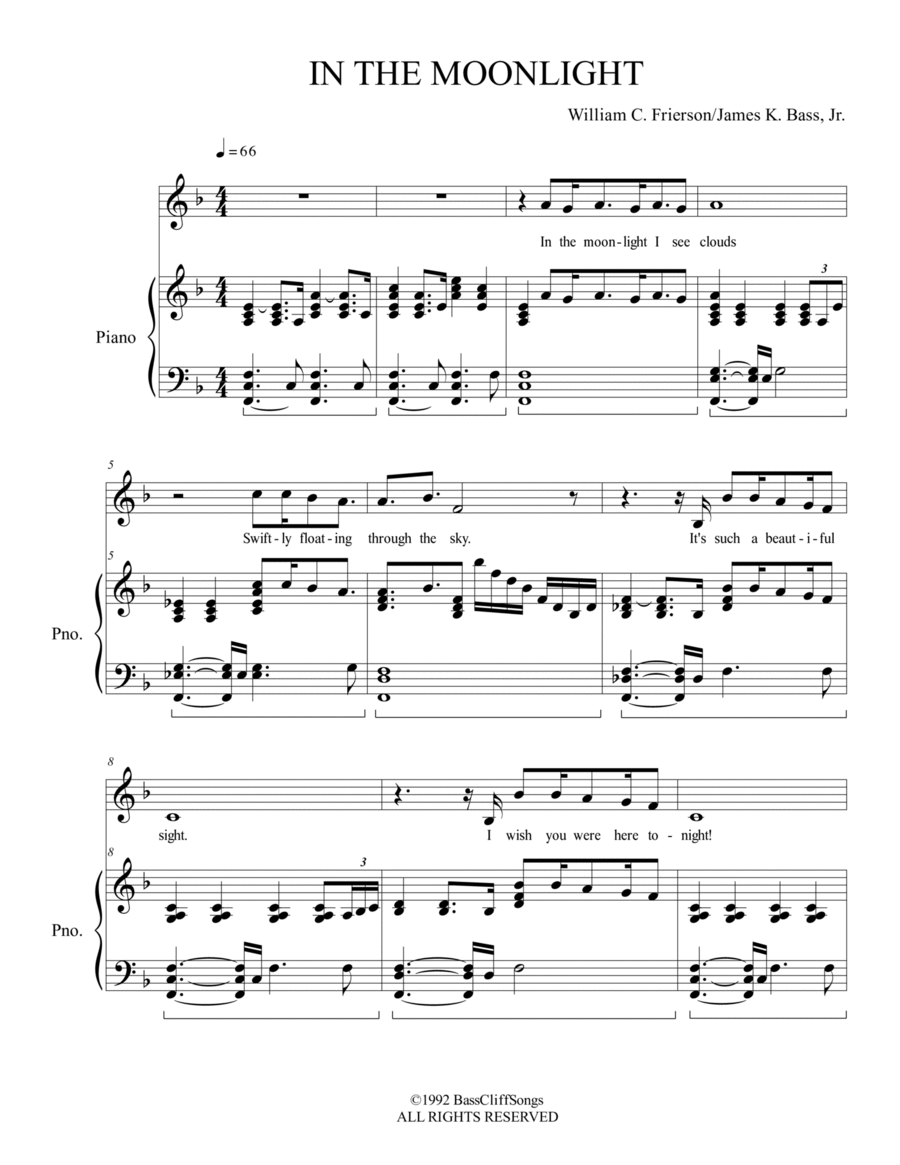 In The Moonlight Voice scores gallery preview page 1