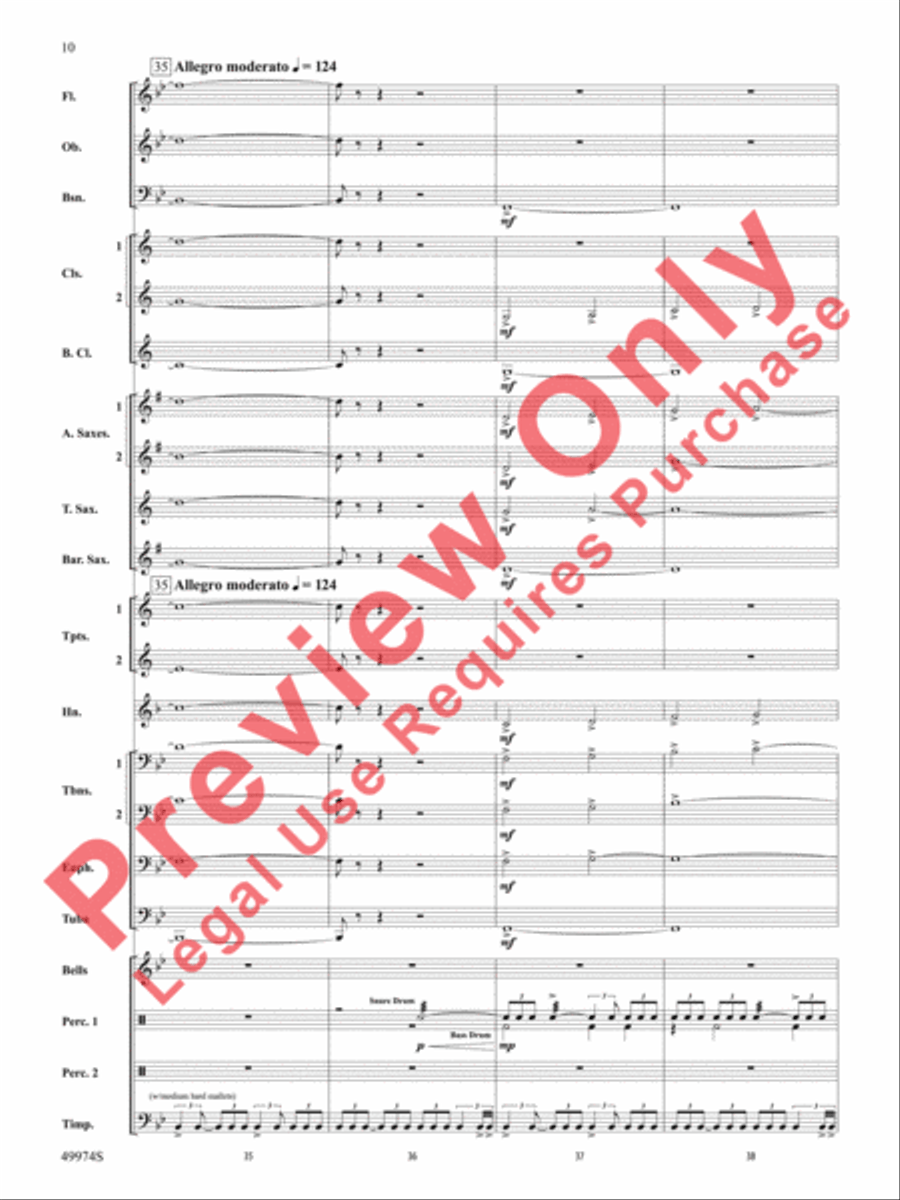 Carry On With Pride Concert Band scores gallery preview page 11