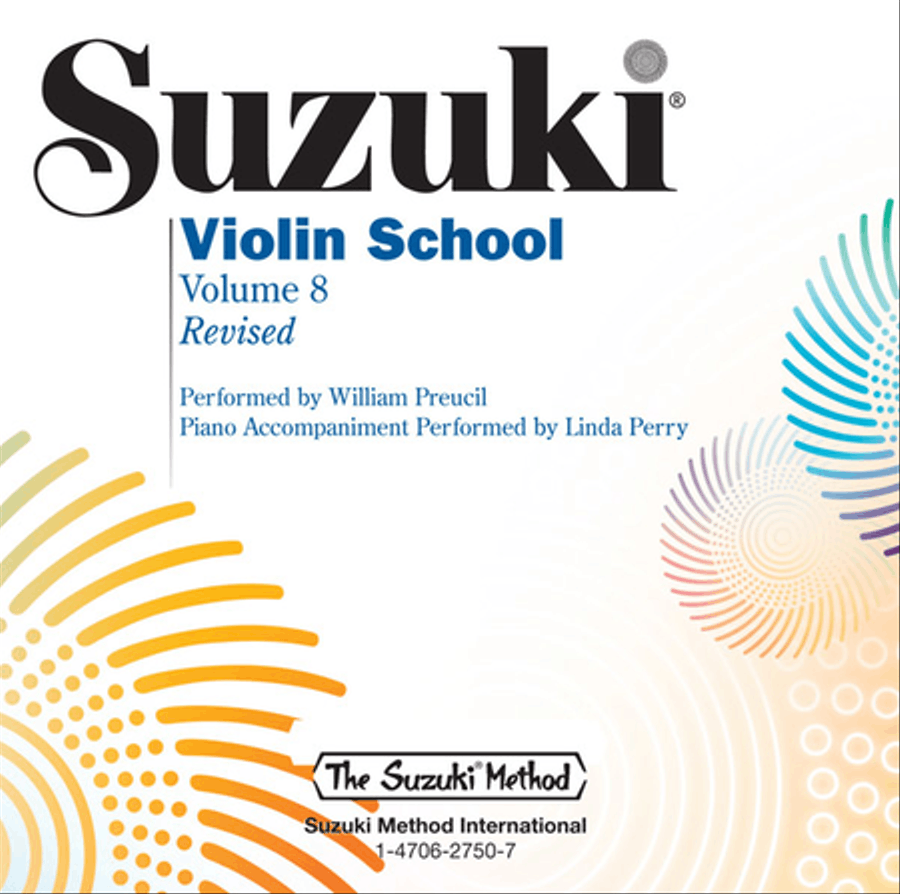 Suzuki Violin School, Volume 8 String Methods scores gallery preview page 1