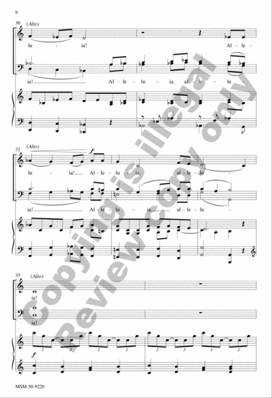 Angels Visit When We Sing 4-Part scores gallery preview page 6