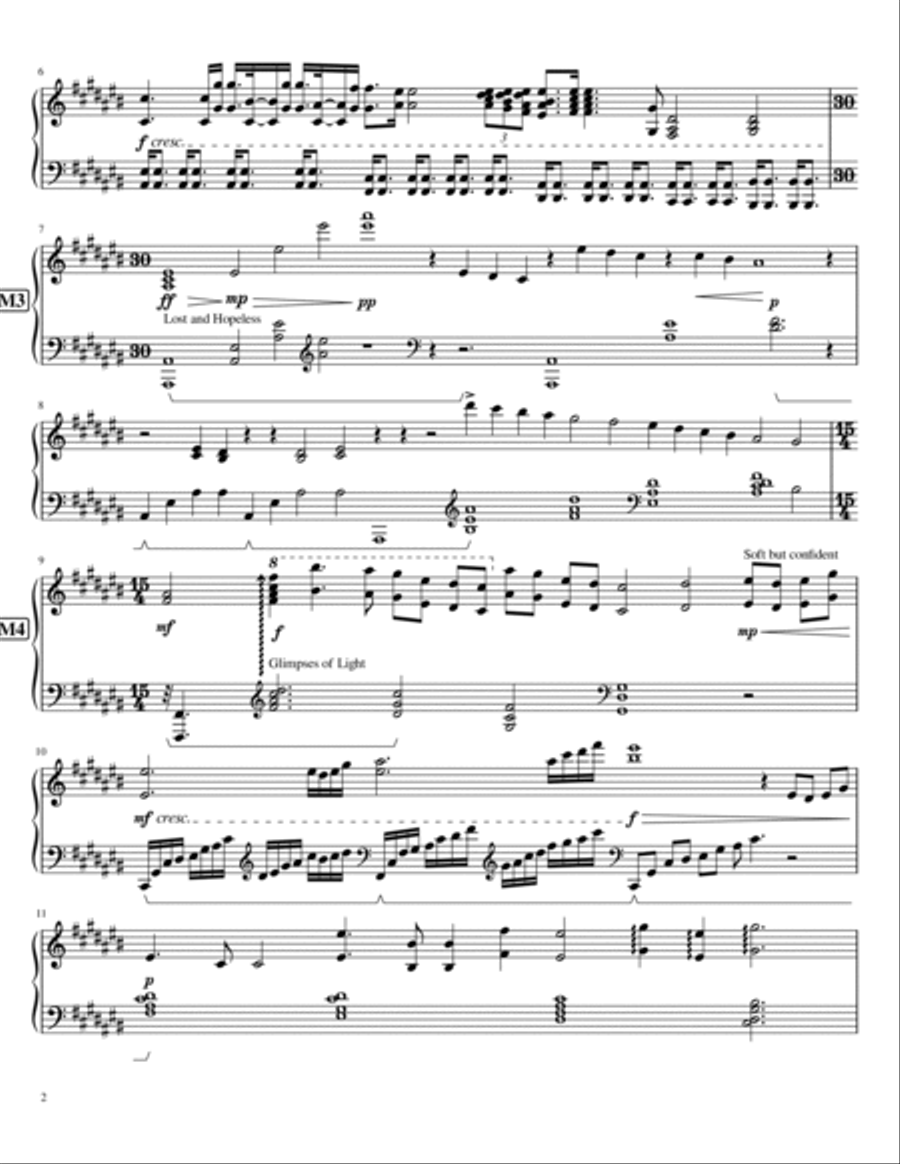 5 Minutes Piano Solo scores gallery preview page 2