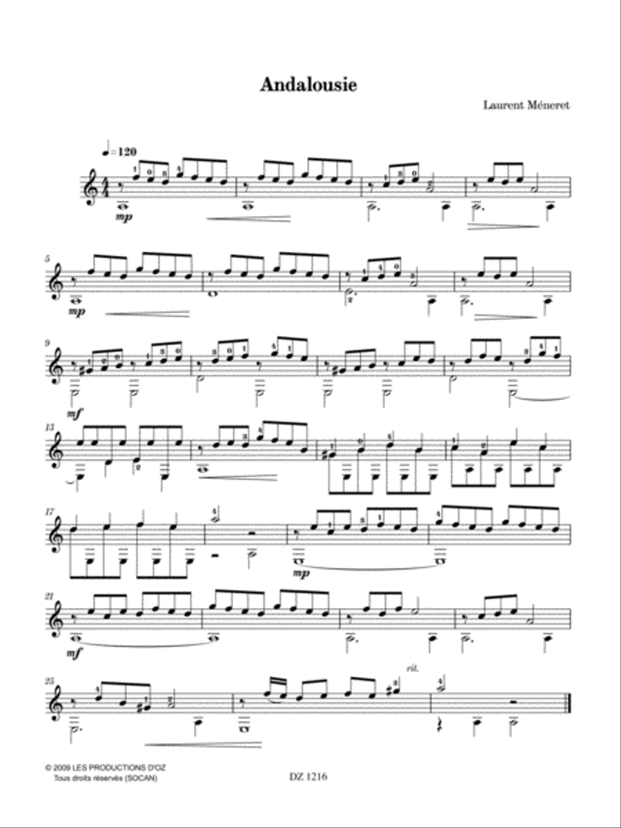 Ma guitare, vol. 2 Classical Guitar scores gallery preview page 2