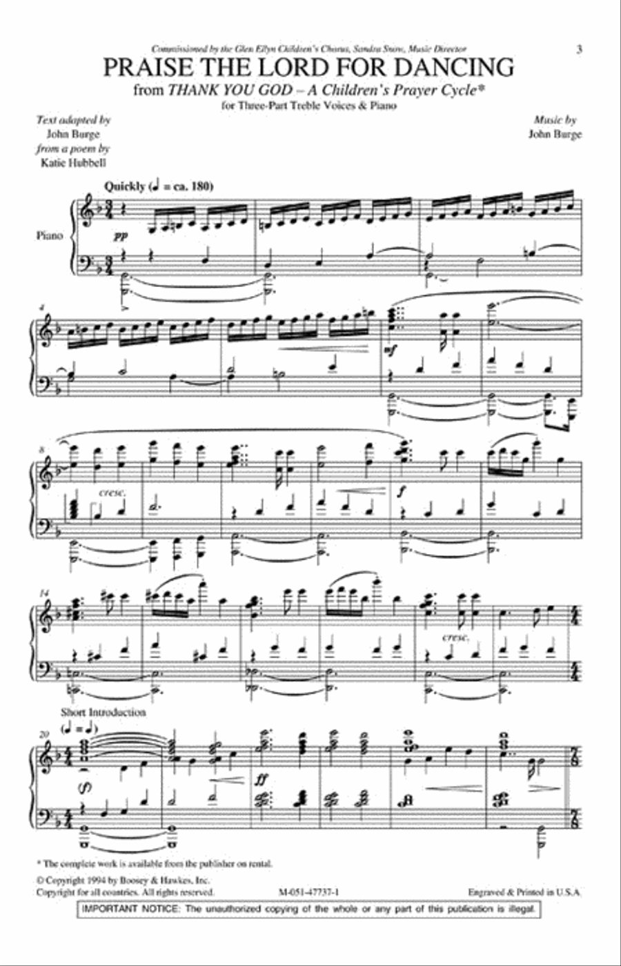 Praise the Lord for Dancing 3-Part scores gallery preview page 2
