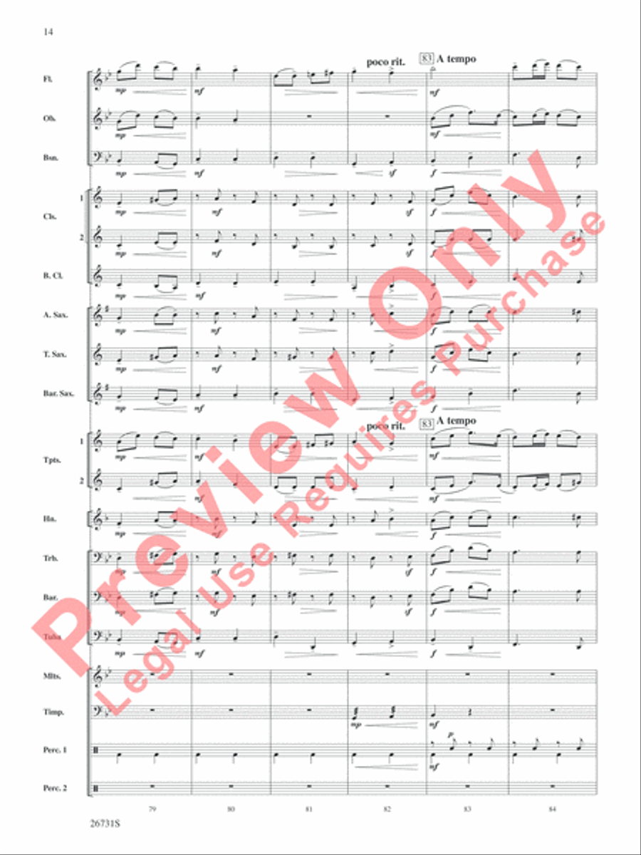 Christmastime in Russia Christmastime in Russia Concert Band scores gallery preview page 15