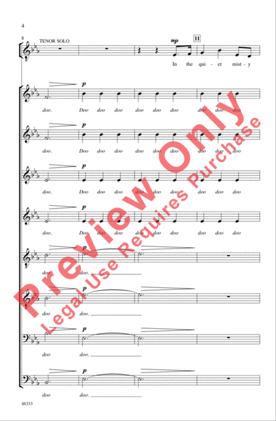 Homeward Bound Homeward Bound 4-Part scores gallery preview page 4