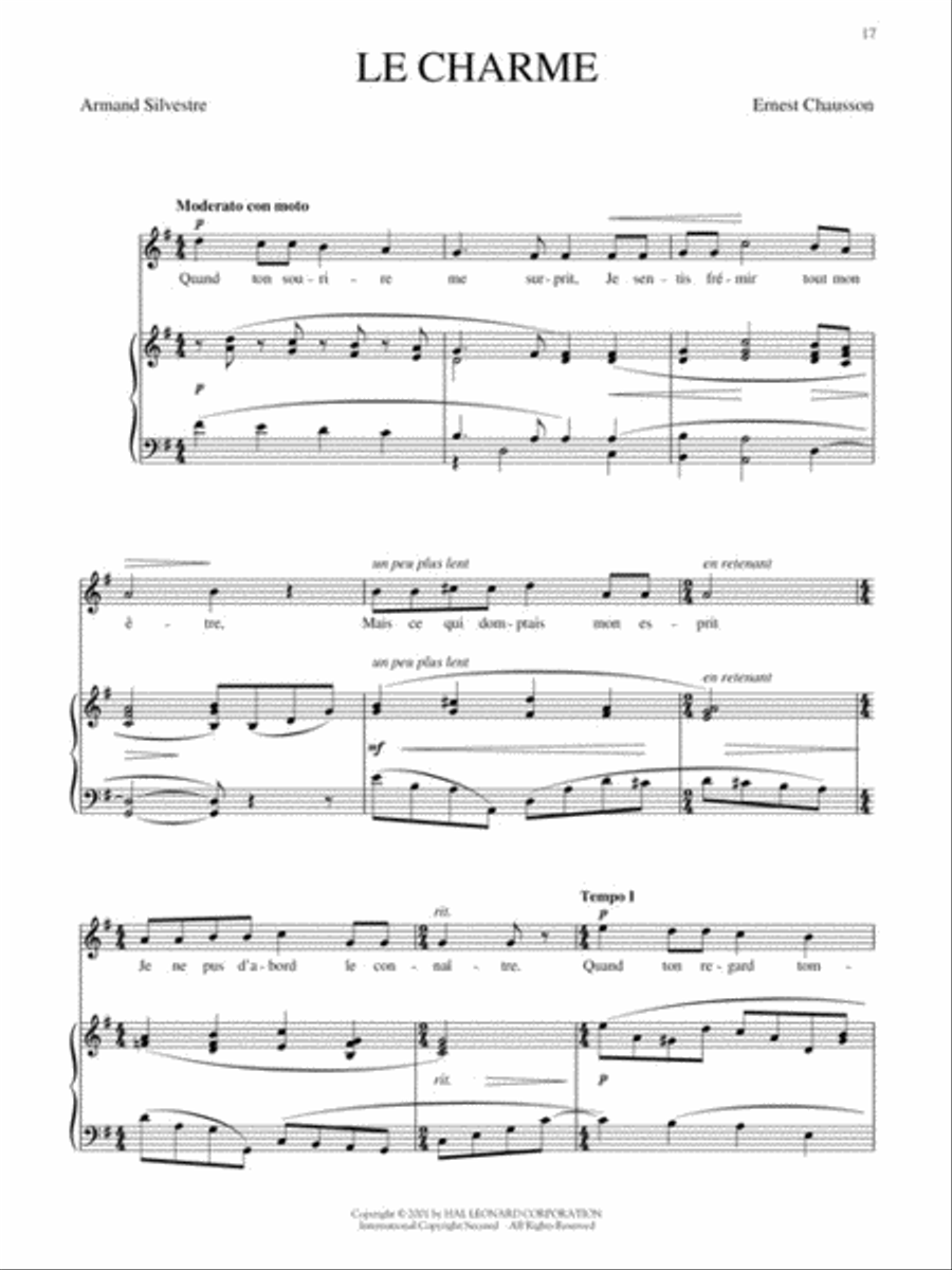 Favorite French Art Songs – Volume 2