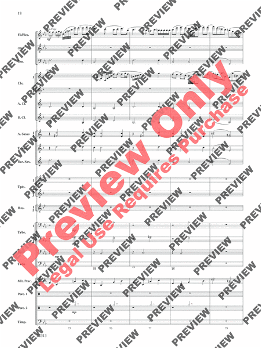 In the Center Ring In the Center Ring Concert Band scores gallery preview page 19