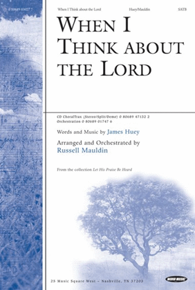 Book cover for When I Think about the Lord - Anthem