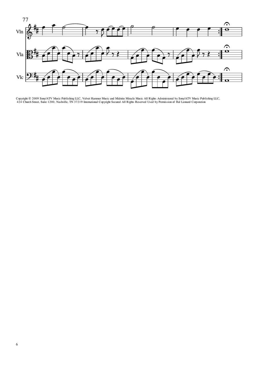Secrets Secrets String Trio scores gallery preview page 6