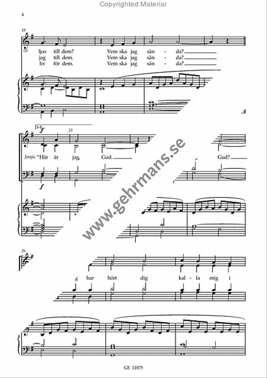 Jag ar Gud for hav och land SSATB scores gallery preview page 4