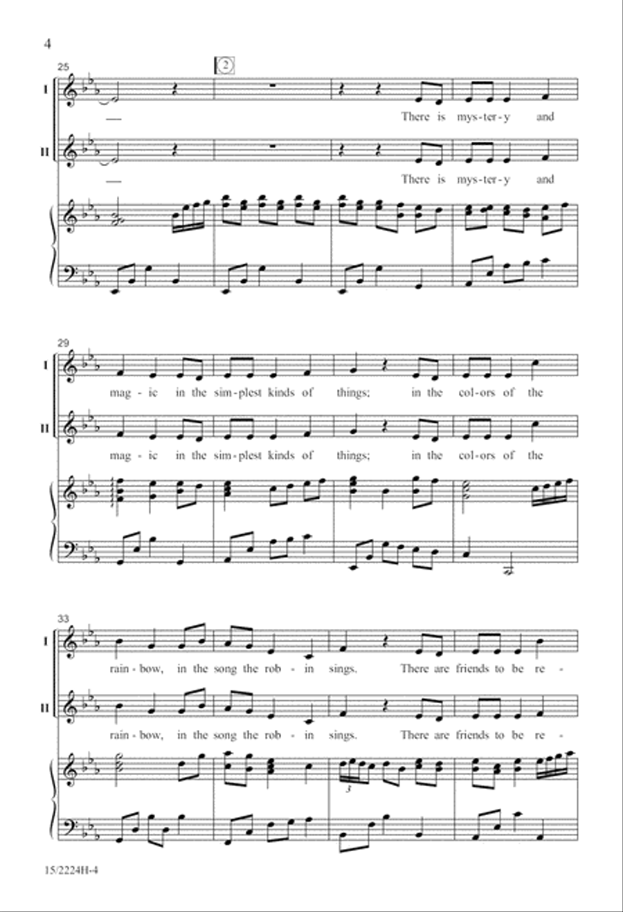 Dreams that Children Dream 2-Part scores gallery preview page 4