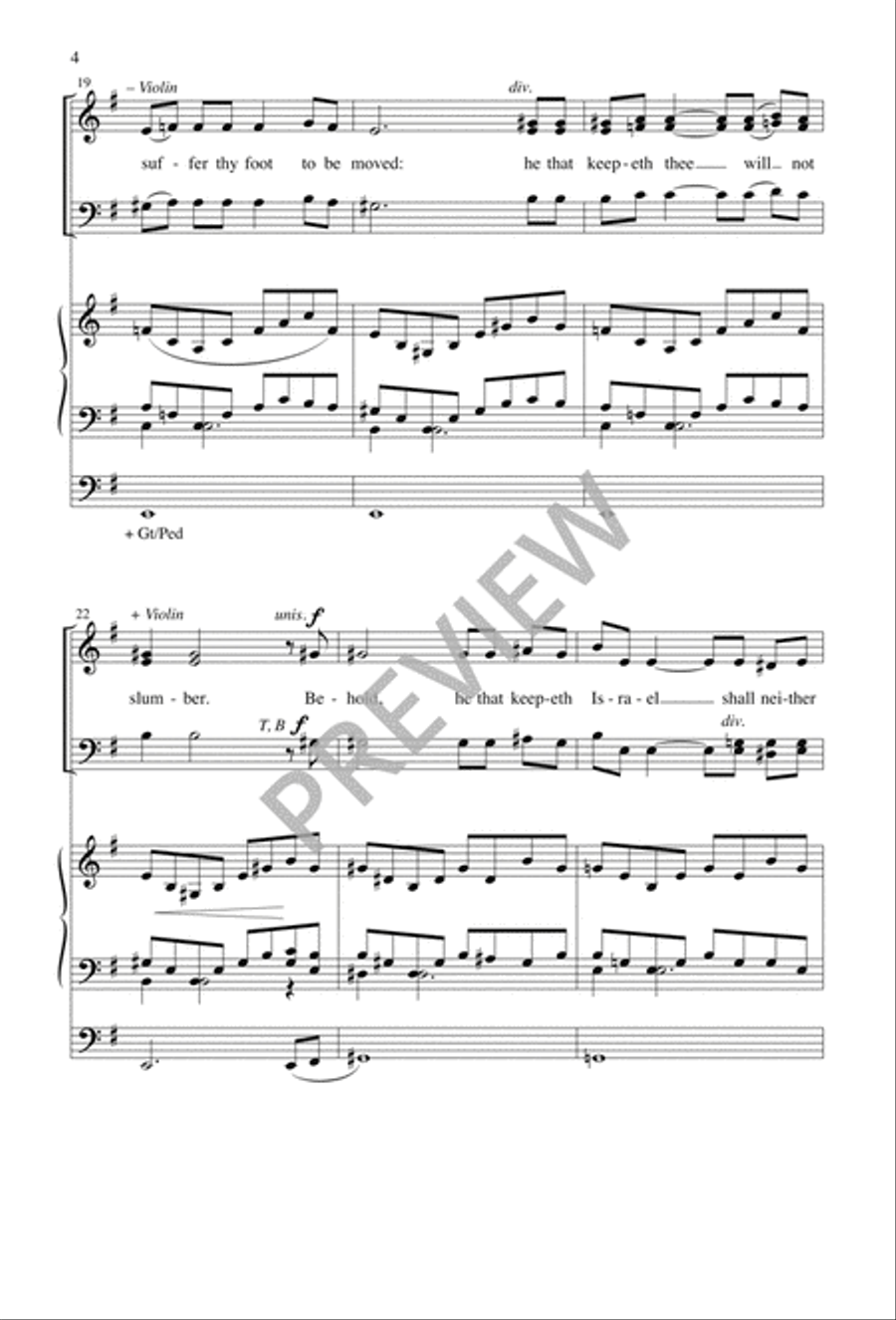 My Help Cometh from the Lord 4-Part scores gallery preview page 5