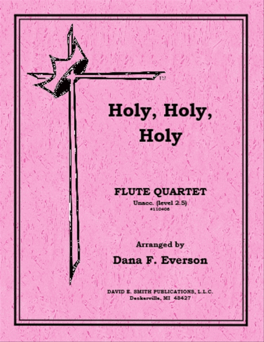 Holy, Holy, Holy (unacc) Flute Quartet scores gallery preview page 1