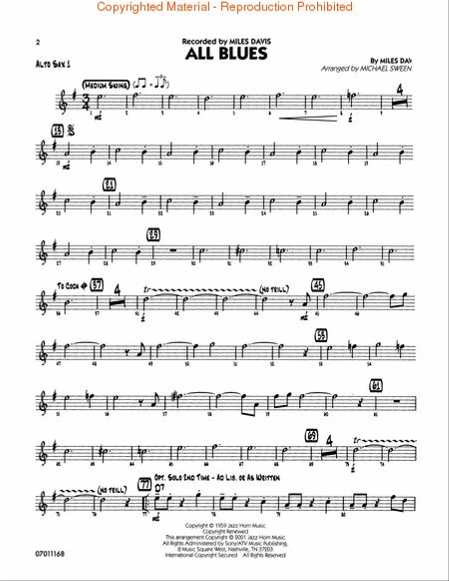 The Best of Easy Jazz – Alto Sax 1 Jazz Ensemble scores gallery preview page 2