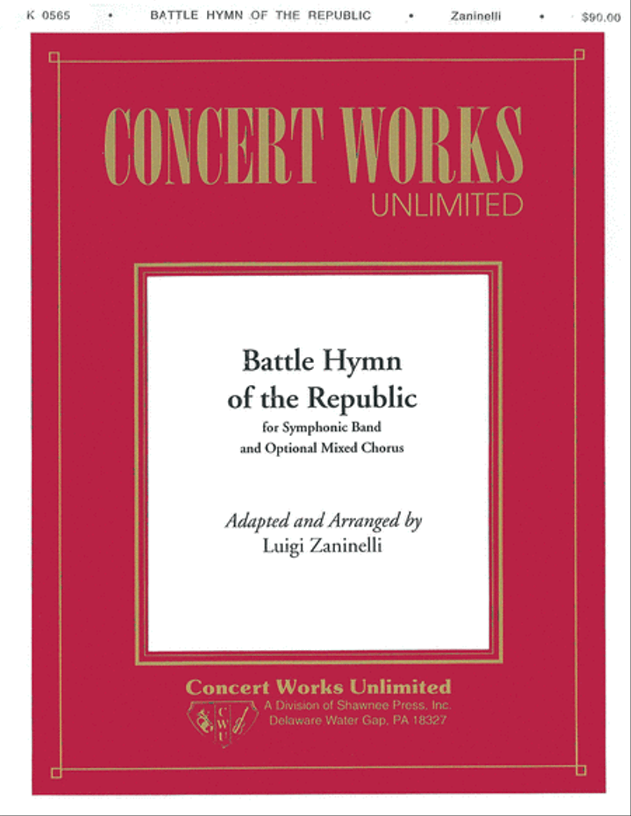 Battle Hymn of the Republic Concert Band scores gallery preview page 1