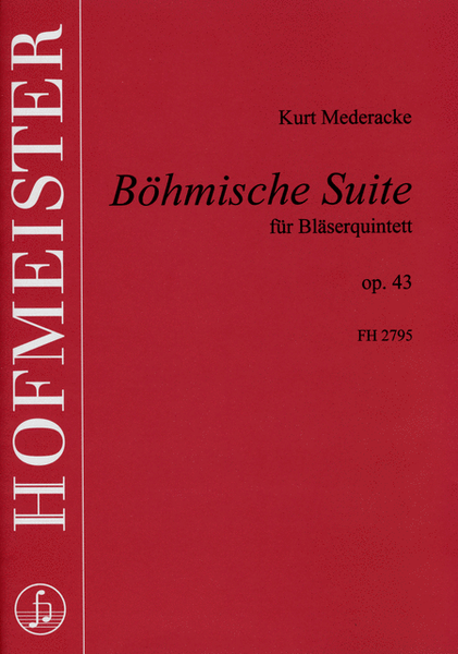 Bohmische Suite, op. 43 fur Blaserquintett / Stimmen
