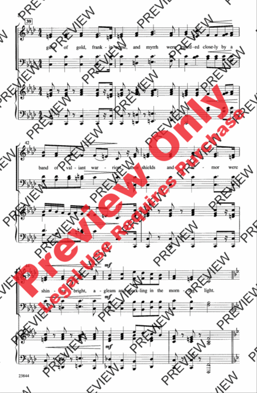 March of the Kings March of the Kings 4-Part scores gallery preview page 7