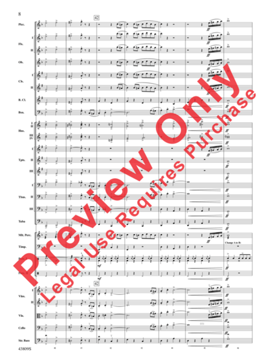 Gershwin by George! Full Orchestra scores gallery preview page 9