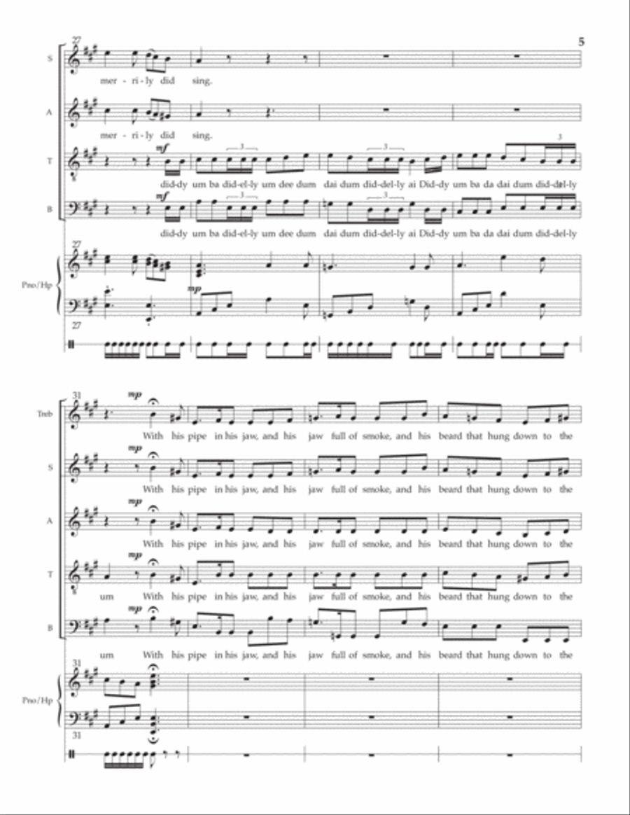 Lost Songs of Ancient Ireland [SATB with Treble Descant] 4-Part scores gallery preview page 5