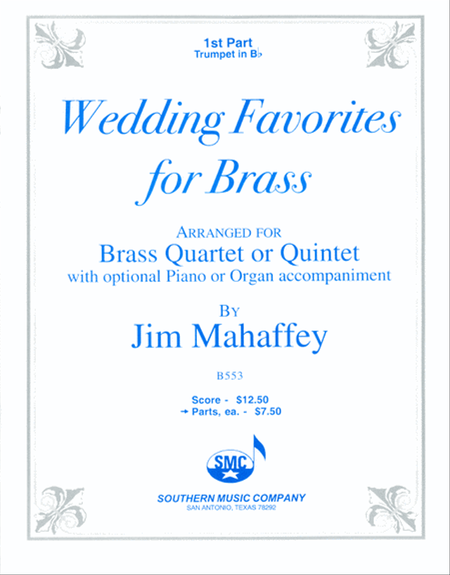 Wedding Favorites for Brass Brass Quartet scores gallery preview page 1