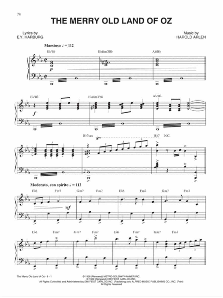 The Merry Old Land of Oz (from Andrew Lloyd Webber's 