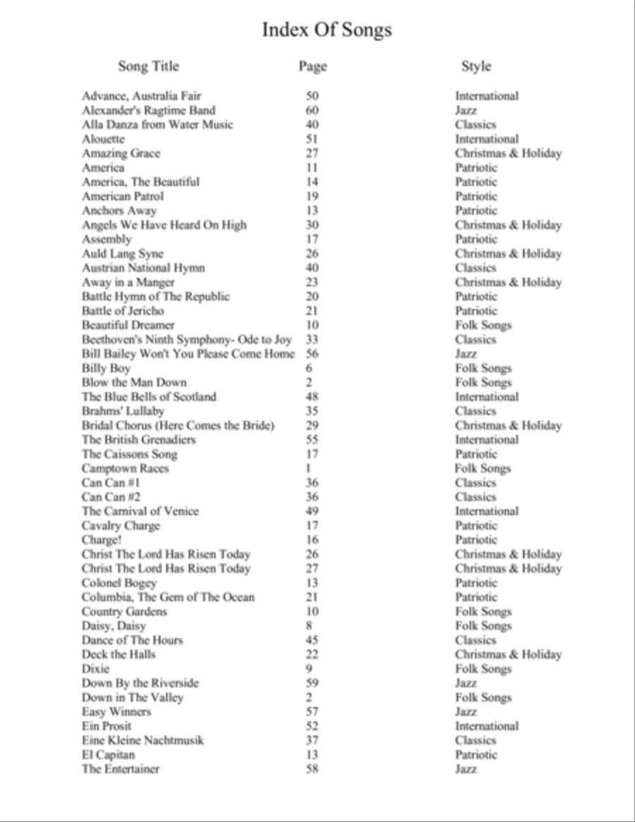 The Really Big Student Songbook - Tuba Edition Tuba scores gallery preview page 4