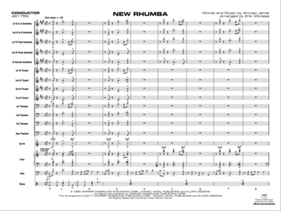 New Rhumba: Score New Rhumba: Score Jazz Ensemble scores gallery preview page 3