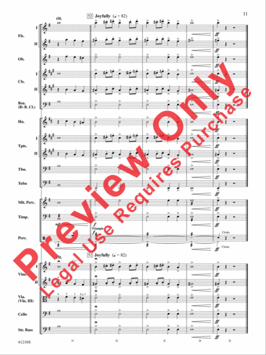 Tidings of Comfort and Joy! Full Orchestra scores gallery preview page 12