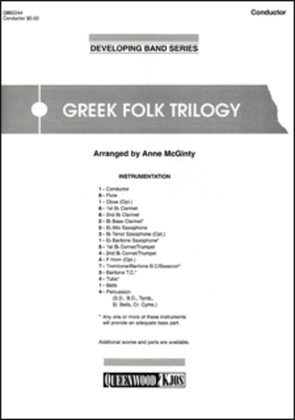Book cover for Greek Folk Trilogy - Score