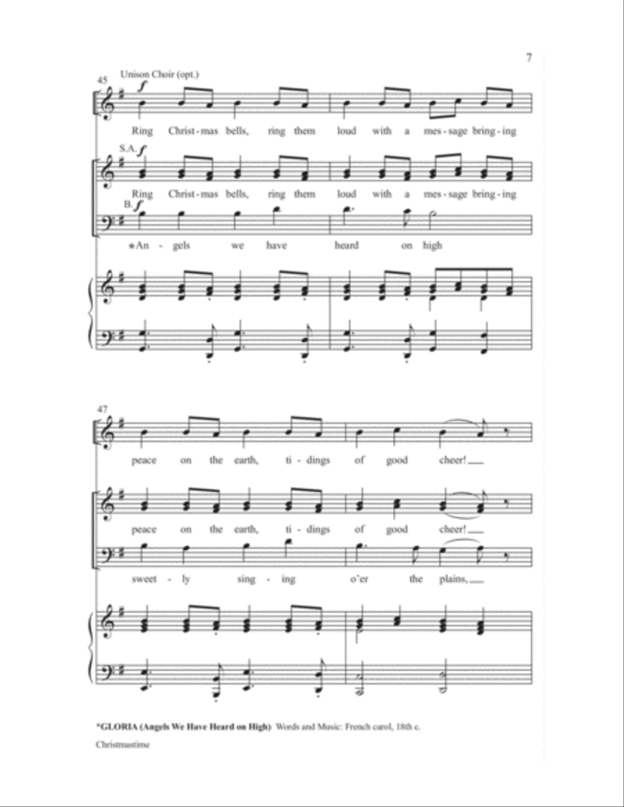 Christmastime 3-Part scores gallery preview page 7