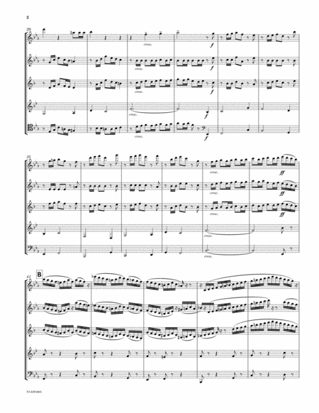 First Suite in Eb (arr. for wind quintet) image number null