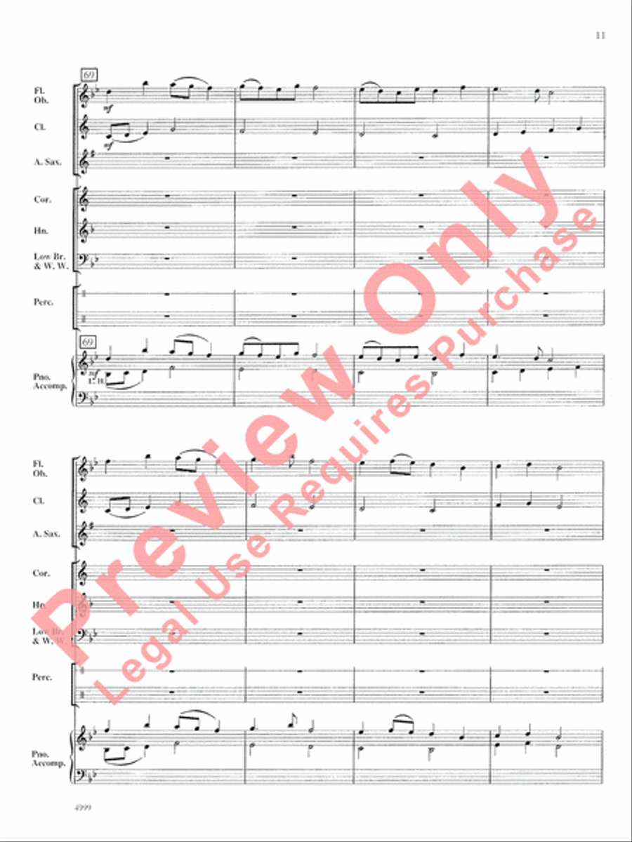 Crater Lake Overture Crater Lake Overture Concert Band scores gallery preview page 12