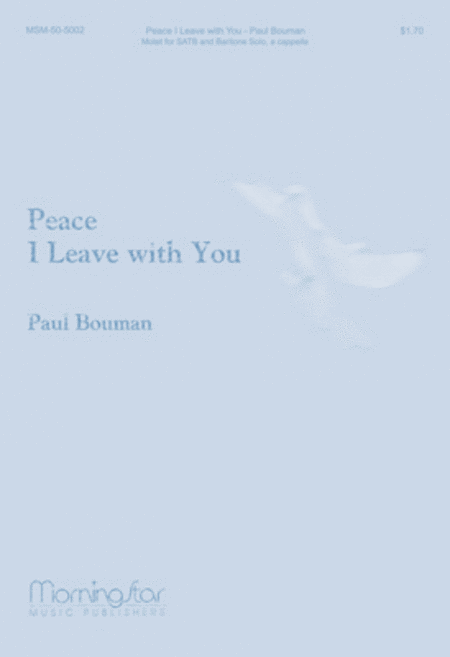 Peace I Leave with You (SATB)