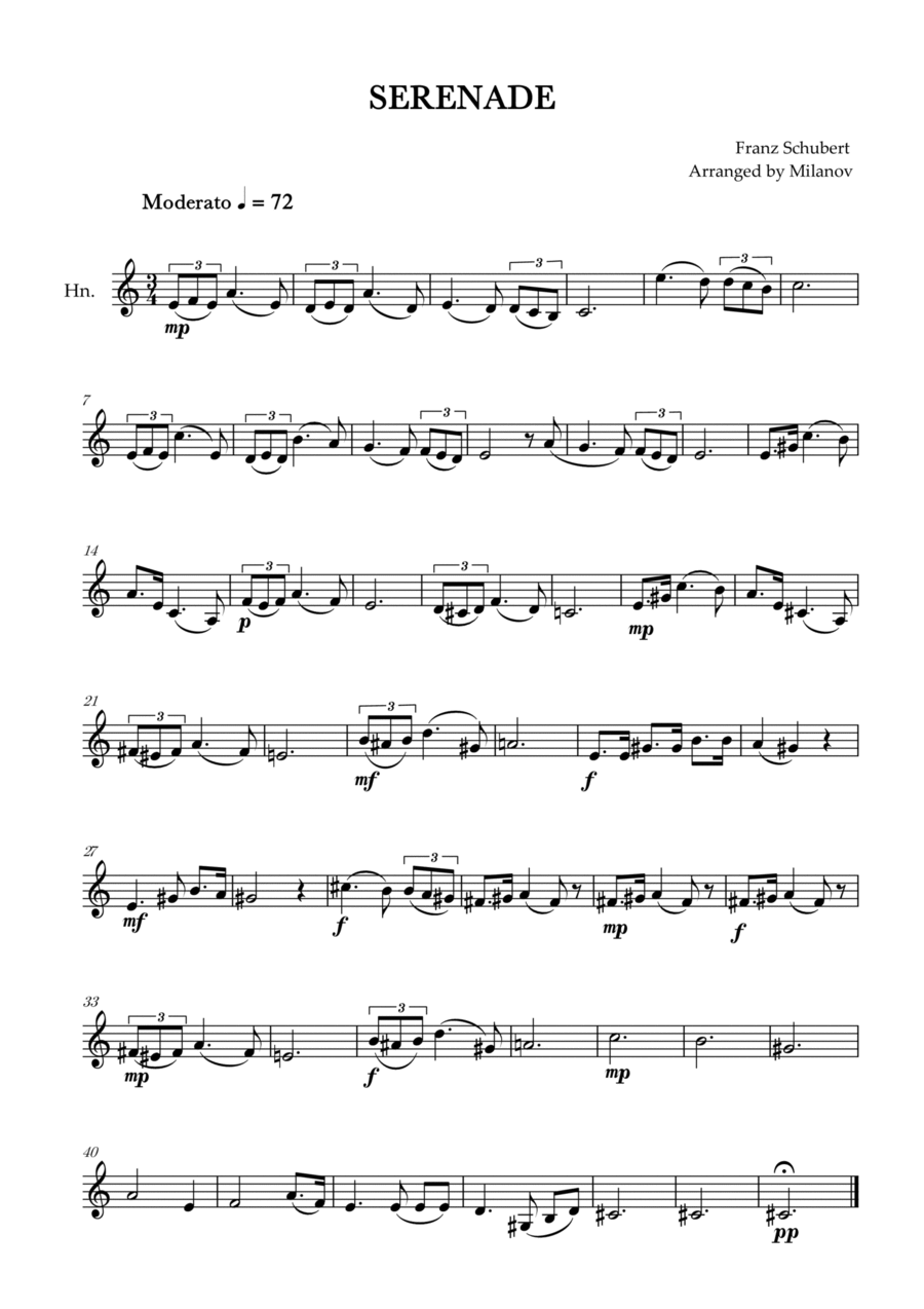 Schubert sales serenade cello