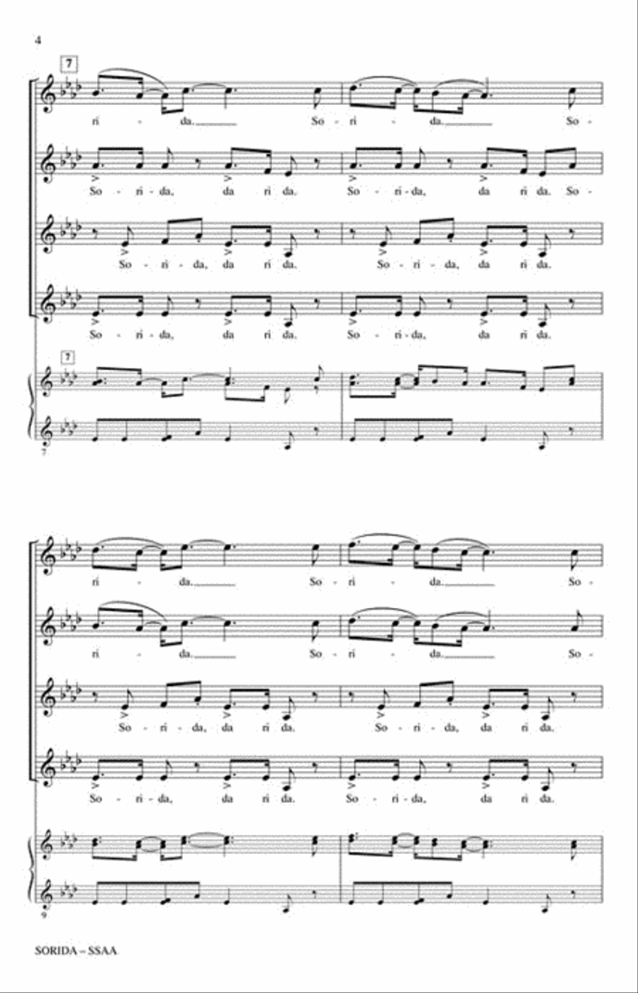 <br>Sheet music extract