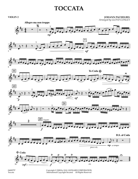 Toccata - Violin 2