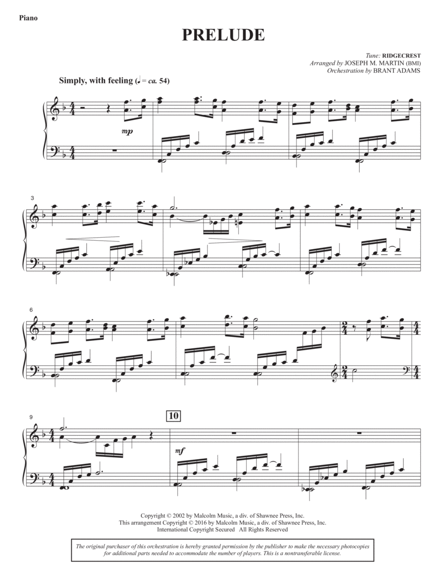 Sacred Places - Piano/Guitar Choir scores gallery preview page 1