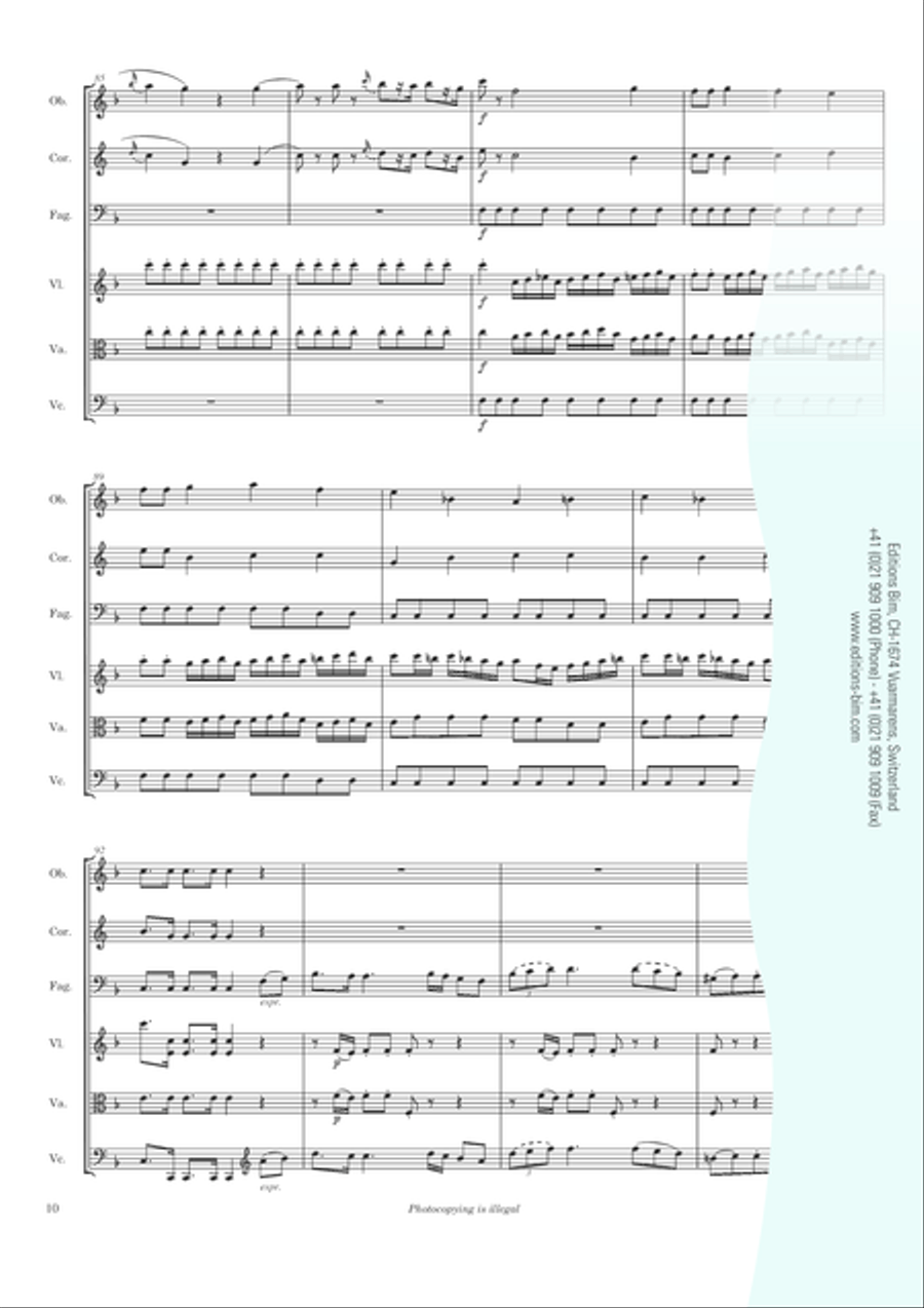 Sesteto No 1 Bassoon scores gallery preview page 9